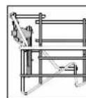 BAUKNECHT BSBO 3O21 PF X - OPVOUWBARE KLEPPEN MET VERSTELBARE STAND - 2