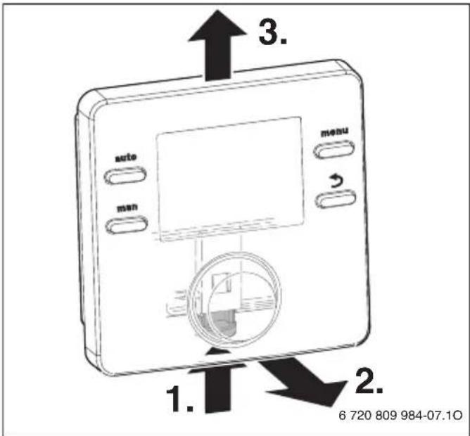 ELM LEBLANC CR 100 - Retirer le module de commande - 1