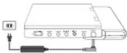 PHILIPS PET710 - Branchement du boîtier de piles et mise en charge - 3