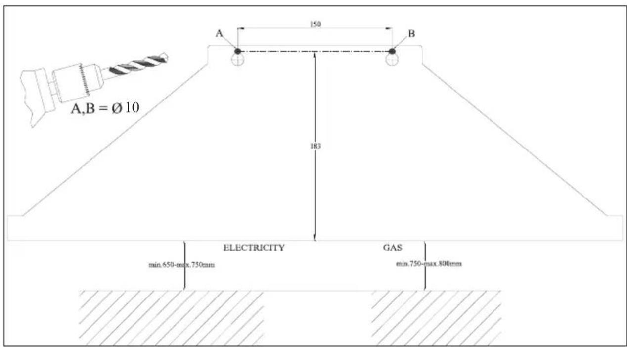 LEISURE H 112 X - Installation Scheme - 1