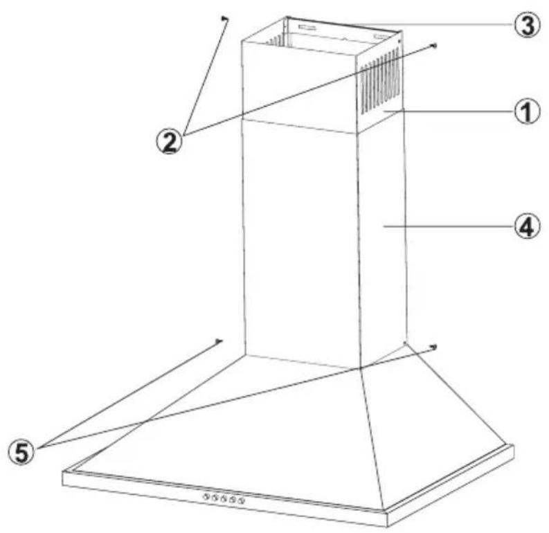 LEISURE H 112 X - Installation scheme and parts - 2