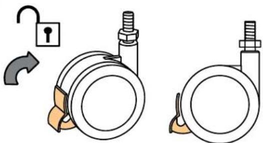 Bloom Alma Papa - x 4pc - castors - 20