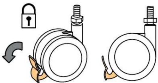 Bloom Alma Papa - x 4pc - castors - 21
