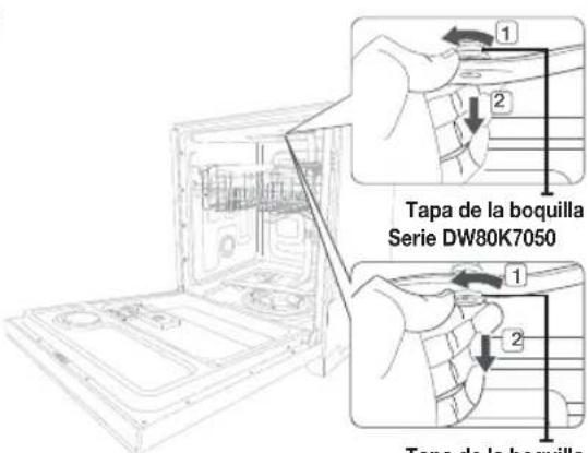 SAMSUNG DW80R5061UG - Boquilla superior - 1