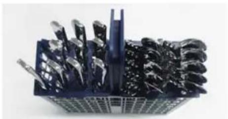 SAMSUNG DW80R5061UG - USING THE CUTLERY RACK - 2