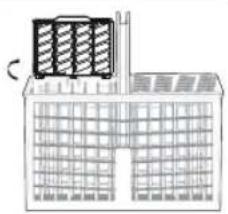 SAMSUNG DW80R5061UG - UTILISATION DU PANIER A COUVERTS - 1
