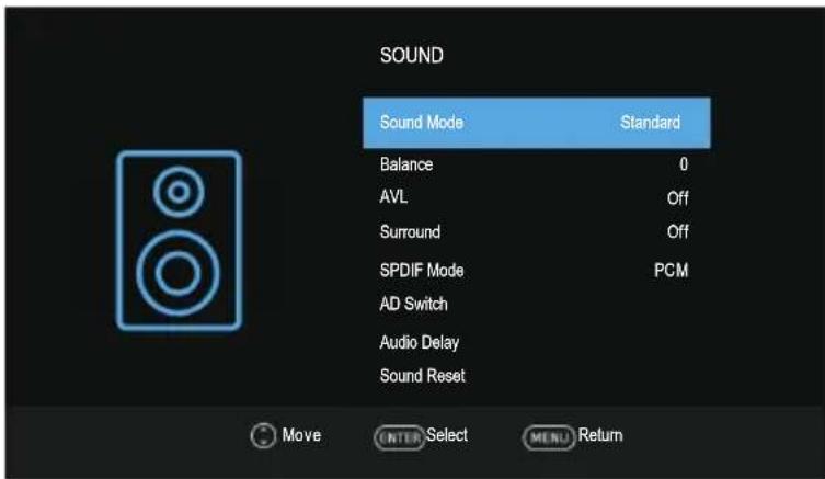 Blue BL40G6FHDT2 - Sound Menu - 1