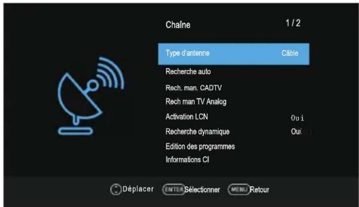 Blue BL40G6FHDT2 - Menu Chaîne - 2