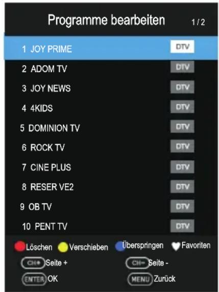 Blue BL40G6FHDT2 - Programm bearbeiten - 1