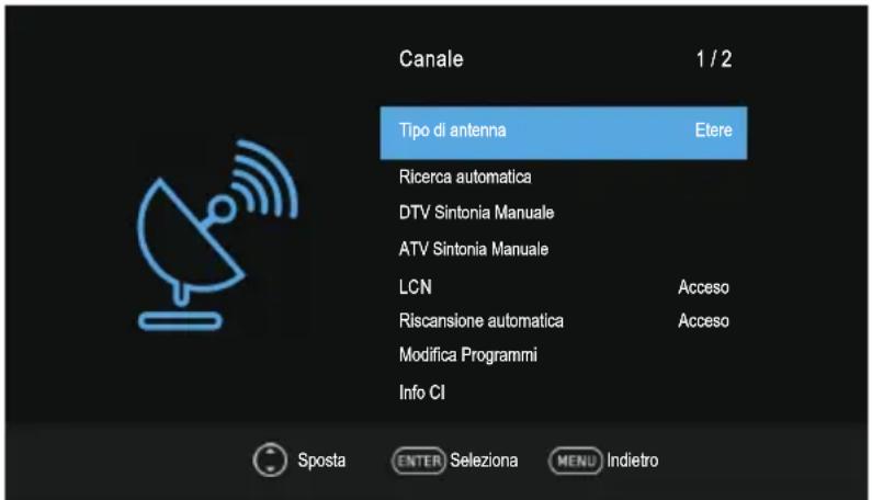 Blue BL40G6FHDT2 - Menu Canale - 1