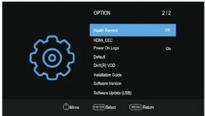 Blue BL40G6FHDT2 - Menu Operation - 2