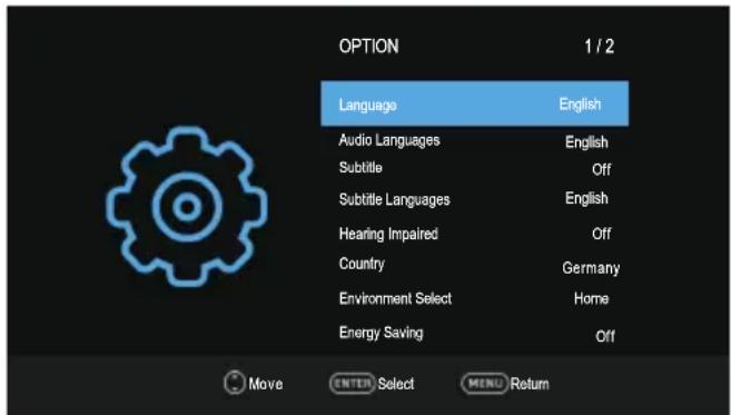 Blue BL40G6FHDT2 - Menu Operation - 1
