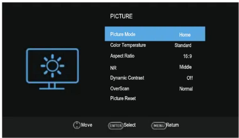 Blue BL40G6FHDT2 - ■ Signal Information(Only available when there is signal under DTV) - 1