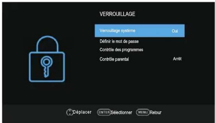 Blue BL40G6FHDT2 - Menu de Verrouillage - 1