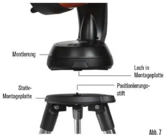 CELESTRON NexStar 8SE - NEXSTAR AM STATIV ANBRINGEN - 3