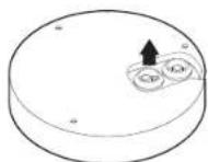 Hanwha QNO6012R - Raccordement du câble audio/alarme et du câble d'alimentation - 1