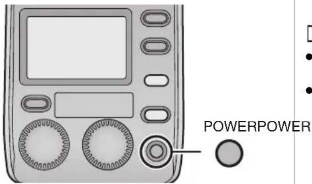 PANASONIC Lumix DMWFL500E - Pulse el botón [POWER]. - 1