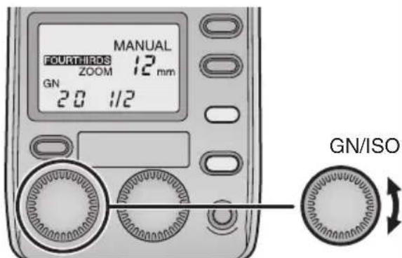 MANUAL FOURTHIRDS 12 mm ZOOM GN 20 1/2 GN/ISO