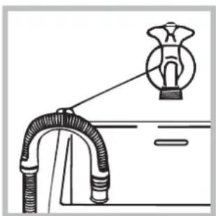 INDESIT WIXXL 126 (EU).1 - Ligação do tubo de descarga - 2