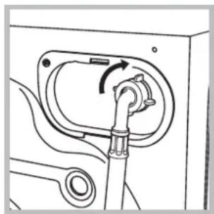 INDESIT WIXXL 126 (EU).1 - Aansluiting van de watertoevoerslang - 2