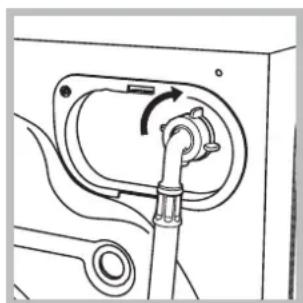 INDESIT WIXXL 126 (EU).1 - Ligaçao do tubo de alimentação da agua - 2