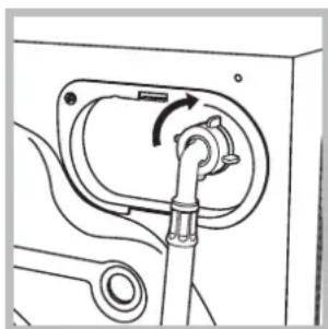 INDESIT WIXXL 126 (EU).1 - Anschluss des Zulaufschlauches - 2
