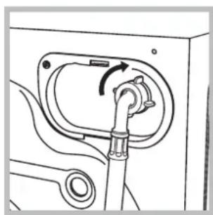 INDESIT WIXXL 126 (EU).1 - Raccordement du tuyau d'arrivee de I'eau - 2