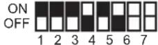PANASONIC VLVM302 - Réglage des commutateurs DIP du distributeur - 24