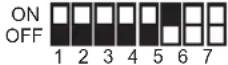 PANASONIC VLVM302 - Réglage des commutateurs DIP du distributeur - 42