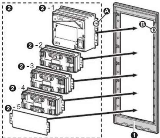 PANASONIC VLVM302 - Assemblage des modules de la station accueil - 1