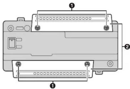 PANASONIC VLVM302 - Branchement des fils CA et des fils CC (VL-PS2410) - 2