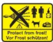 Kärcher K2 Universal - Symbole auf dem Gerät - 1
