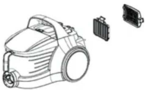 BEKO VCO32801AR - Filtro HEPA y filtro de salute - 1