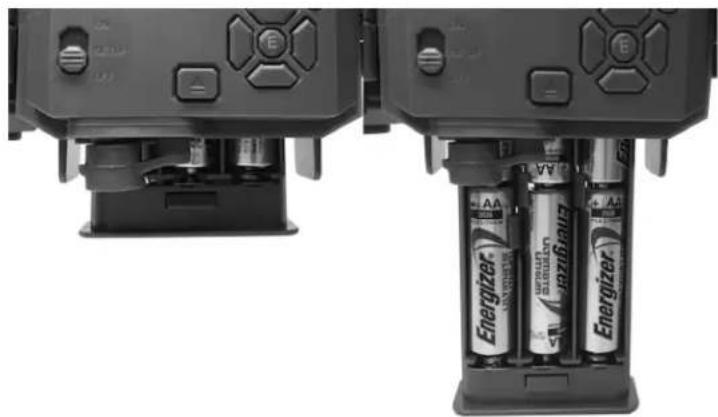 BUSHNELL Core - Insertion des piles - 1