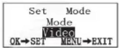BUSHNELL NatureView HD Essential - Changing Parameter Settings in SETUP Mode - 2