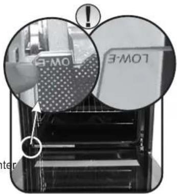 HOOVER HOL03LVX - NETTOYAGE DE LA VITRE DU FOUR - 6
