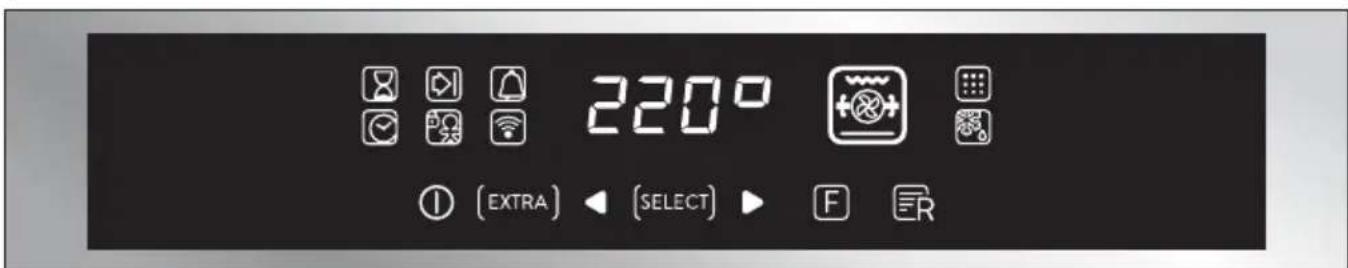 HOOVER HOT7174BIWF - Descrizione del display - 1