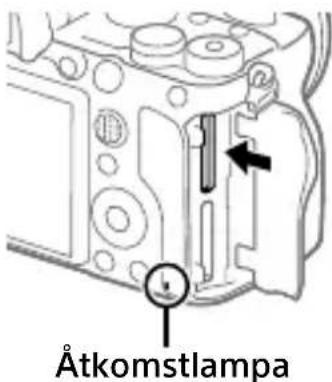 SONY Alpha A9 II - For att ta ut minneskortet - 1