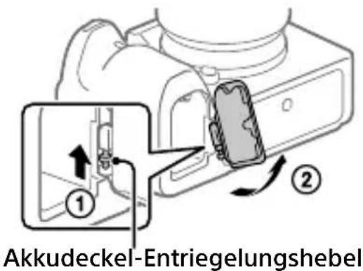 SONY Alpha A9 II - So entfern den Sie den Akkudeckel - 1