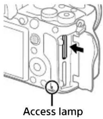 SONY Alpha A9 II - To remove the memory card - 1