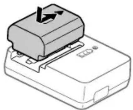 SONY Alpha A9 II - Plaats de accu in de batterijlader. - 1