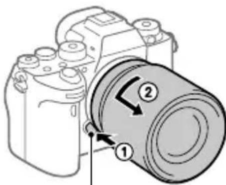 SONY Alpha A9 II - Para retirar a objetiva - 1