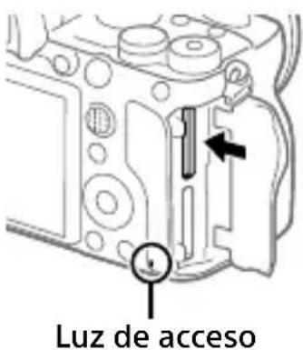 SONY Alpha A9 II - Para retirar la tarjeta de memoria - 1