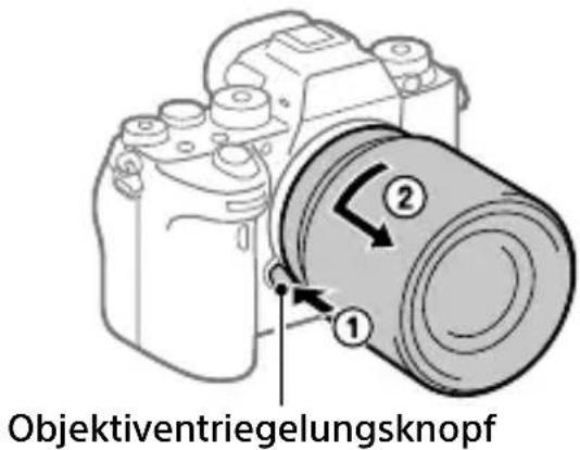 SONY Alpha A9 II - Sokehmen Sie das Objektiv ab - 1