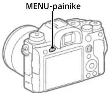 SONY Alpha A9 II - MENU-kohteiden käytto - 1