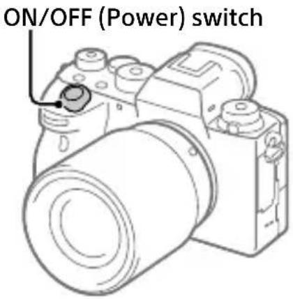 SONY Alpha A9 II - Step 5: Setting the language and the clock - 1