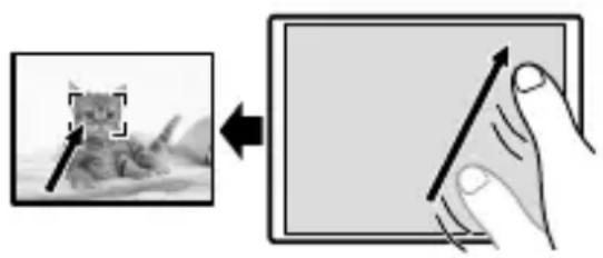 SONY Alpha A9 II - ① Touchez l'écran. - 1