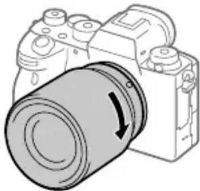 SONY Alpha A9 II - Irrota runkosuoja kamerasta ja takaobjektiivisuoja objektiivin takaa. - 3