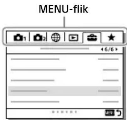 SONY Alpha A9 II - Hur man använder de olika MENU-punkterna - 2