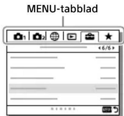 SONY Alpha A9 II - MENU-onderdelen gebruiken - 2